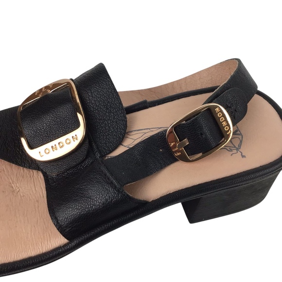Fly London Black Sandals - Picture 9 of 16